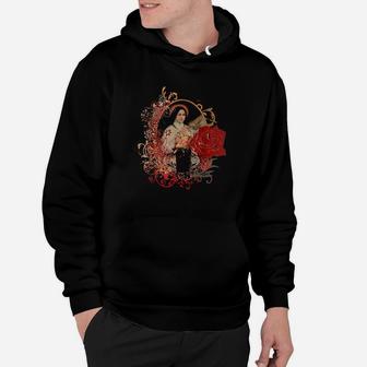 St Therese Of Lisieux Rose The Little Flower Catholic Gifts Hoodie - Thegiftio UK