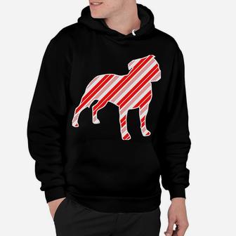 Staffordshire Pit Bull Terrier Peppermint Bark Christmas Dog Hoodie | Crazezy
