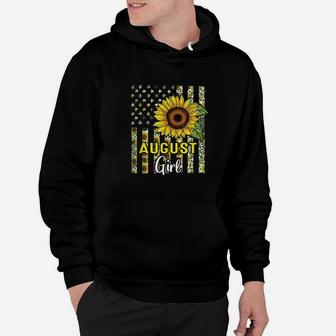 Sunflower Flag August Girl Hoodie | Crazezy AU
