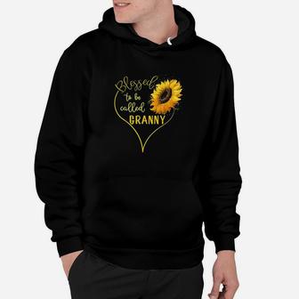 Sunflower Heart Blessed To Be Called Granny Hoodie | Crazezy AU