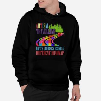 Support Autism Awareness Autistic Travelling Hoodie - Monsterry