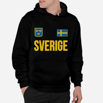 Sweden T-Shirt Swedish Flag Sverige Gift Love Souvenir Hoodie | Crazezy UK