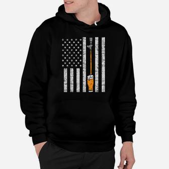 Tap Beer Us Flag Fun Draft Draught Fathers Day Men Dad Gift Hoodie | Crazezy AU