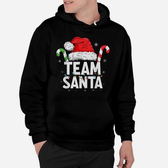 Team Santa Christmas Family Matching Pajamas Hoodie | Crazezy