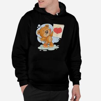 Teddy Bear I Love You Hoodie - Thegiftio