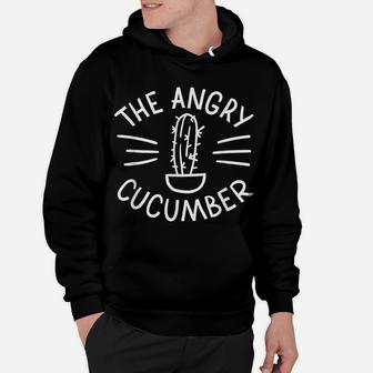 The Angry Cucumber Cactus Gardening Flowers Plants Floral Hoodie | Crazezy