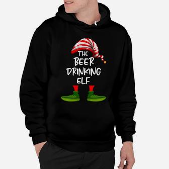 The Beer Drinking Elf Family Matching Christmas Gift Pajama Hoodie | Crazezy AU