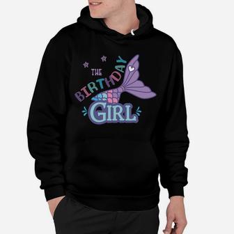 The Birthday Girl Mermaid Theme Matching Family Party Hoodie | Crazezy DE