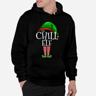 The Chill Elf Family Matching Group Christmas Gift Funny Hoodie | Crazezy