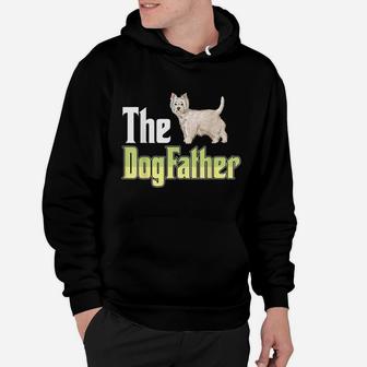 The Dogfather West Highland White Terrier Funny Dog Owner Hoodie | Crazezy UK