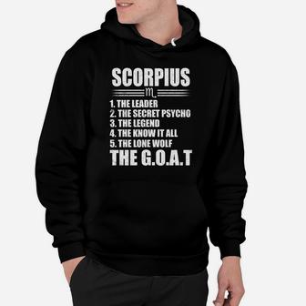 The Goat Scorpius The Leader The Secret Psycho Hoodie - Thegiftio UK