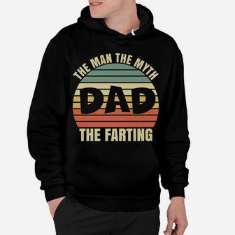 The Man The Myth The Bad The Farting Mens Vintage Dad Hoodie | Crazezy CA