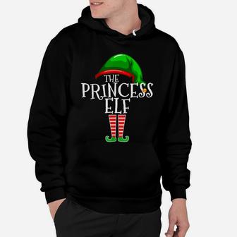 The Princess Elf Group Matching Family Christmas Gift Funny Hoodie | Crazezy UK