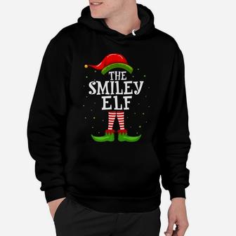 The Smiley Elf Christmas Matching Family Pajama Costume Hoodie | Crazezy