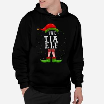 The Tia Elf Christmas Matching Family Pajama Costume Hoodie | Crazezy