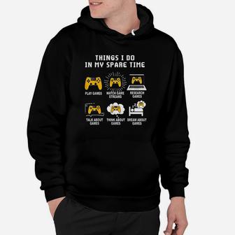Things I Do In My Spare Time Hoodie - Thegiftio UK