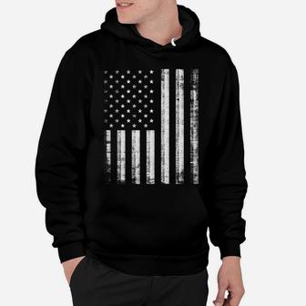 Think While It's Still Legal Distressed American Flag Design Hoodie | Crazezy