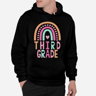 Third Grade Rainbow Girls Boys Teacher Cute 3Rd Grade Squad Sweatshirt Hoodie | Crazezy UK
