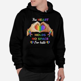 This Heart Holds No Space For Hate Lgbt Hoodie - Monsterry