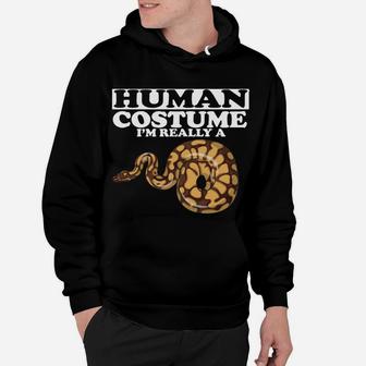 This Is My Human Costume I'm Really A Snake Gift Hoodie | Crazezy UK