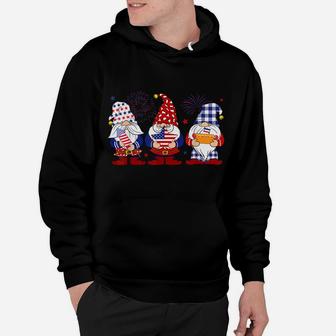 Three Gnomes 4Th Of July Independence Day American Flag Gift Hoodie | Crazezy DE