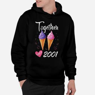 Together Since 2001 19 Years Being Awesome Aniversary Gift Hoodie | Crazezy CA