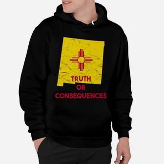 Truth Or Consequences New Mexico Nm Retro Vintage Hoodie | Crazezy
