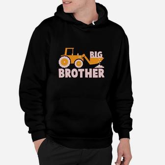 Tstars Big Brother Gift Tractor Loving Boy Hoodie | Crazezy