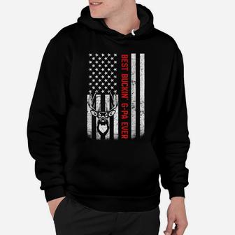 Usa Flag Best Buckin' G-Pa Ever Deer Hunting Fathers Day Hoodie | Crazezy DE