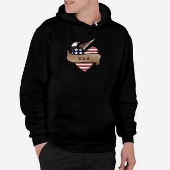 Usa T-Shirt - 4Th Of July - I Love Usa - Flag - Vets - Army Hoodie | Crazezy