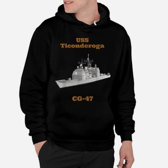 Uss Ticonderoga Cg-47 Navy Sailor Veteran Gift Hoodie | Crazezy UK