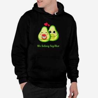 Valentine Day Cute In Love Avocados Hoodie - Monsterry AU