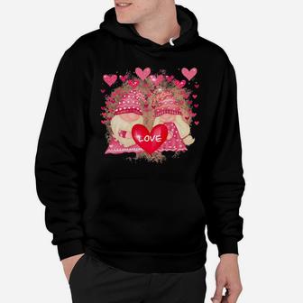 Valentine Gnomes Hanging Hearts Valentine's Day Gnome Love Hoodie - Monsterry