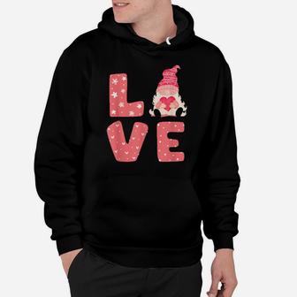 Valentine's Day Cute Gnome Love Hoodie - Monsterry DE
