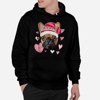 Valentine's Day French Bulldog Gnome Hearts Frenchie Hoodie - Monsterry CA