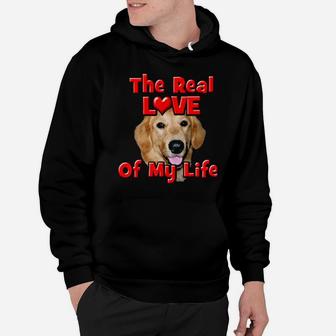 Valentine's Day Gift Golden Retriever Dog Lovers Owners Hoodie - Monsterry