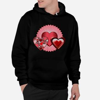 Valentines Day Hearts For Her Cute Love Hoodie - Monsterry DE