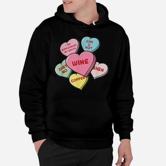 Valentine's Day Hearts With Snarky Messages Hoodie - Monsterry AU