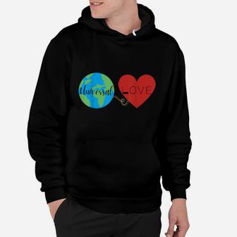 Valentines Day Love Is Universal Diverse February Hoodie - Monsterry
