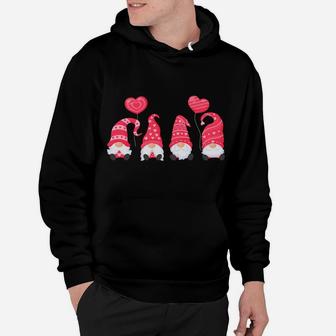 Valentine's Day Shirt Gnome Love Funny Gifts Hoodie | Crazezy
