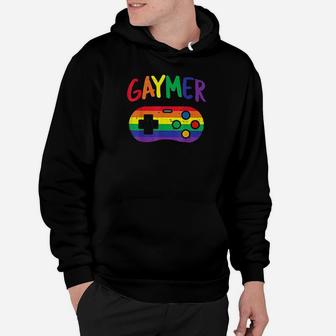 Video Game Controller Lgbt Pride Gay Gamer Hoodie - Monsterry CA