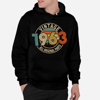 Vintage 1963 - 56 Years Old Gift - 56Th Birthday Hoodie | Crazezy