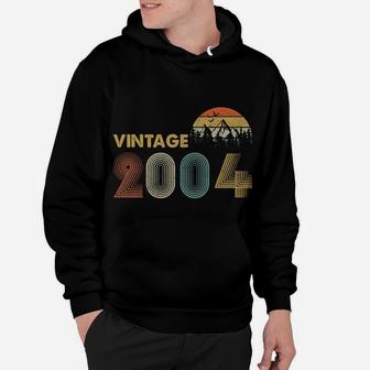 Vintage 2004 Funny 16 Year Old Boys Girls 16Th Birthday Gift Hoodie | Crazezy