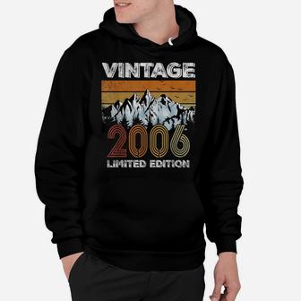 Vintage 2006 16Th Birthday 16 Years Old Gift Boy Girl Hoodie | Crazezy DE