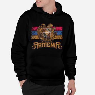 Vintage Armenia Flag Family Crest - Armenian Country Gifts Hoodie | Crazezy CA