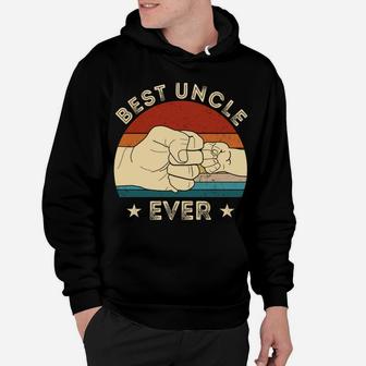 Vintage Best Uncle Ever Fist Bump Funny Uncle Christmas Gift Sweatshirt Hoodie | Crazezy