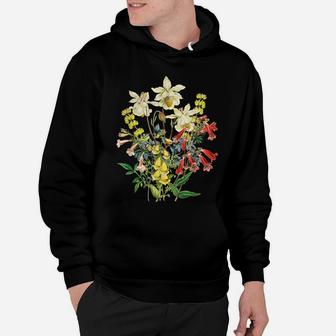 Vintage Botanical Floral Flower Bouquet Shirt Tshirt Hoodie | Crazezy