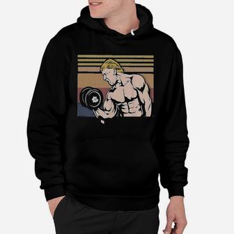 Vintage Donald Pump Make America Strong Again Hoodie - Monsterry