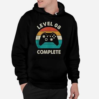 Vintage Level 8Th Complete 8 Year Wedding Anniversary Gift Hoodie | Crazezy