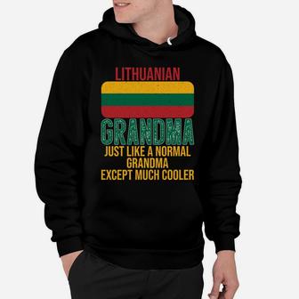 Vintage Lithuanian Grandma Lithuania Flag For Mother's Day Hoodie | Crazezy